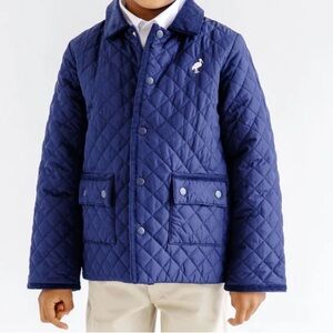 Beaufort Bonnet Company Blue quilted jacket boys 8